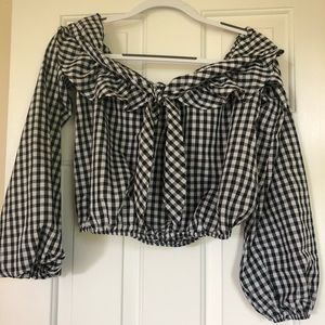 Lovers & Friends off the shoulder top